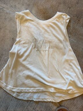 Spiritual Gangster Cream Graphic Tank Top